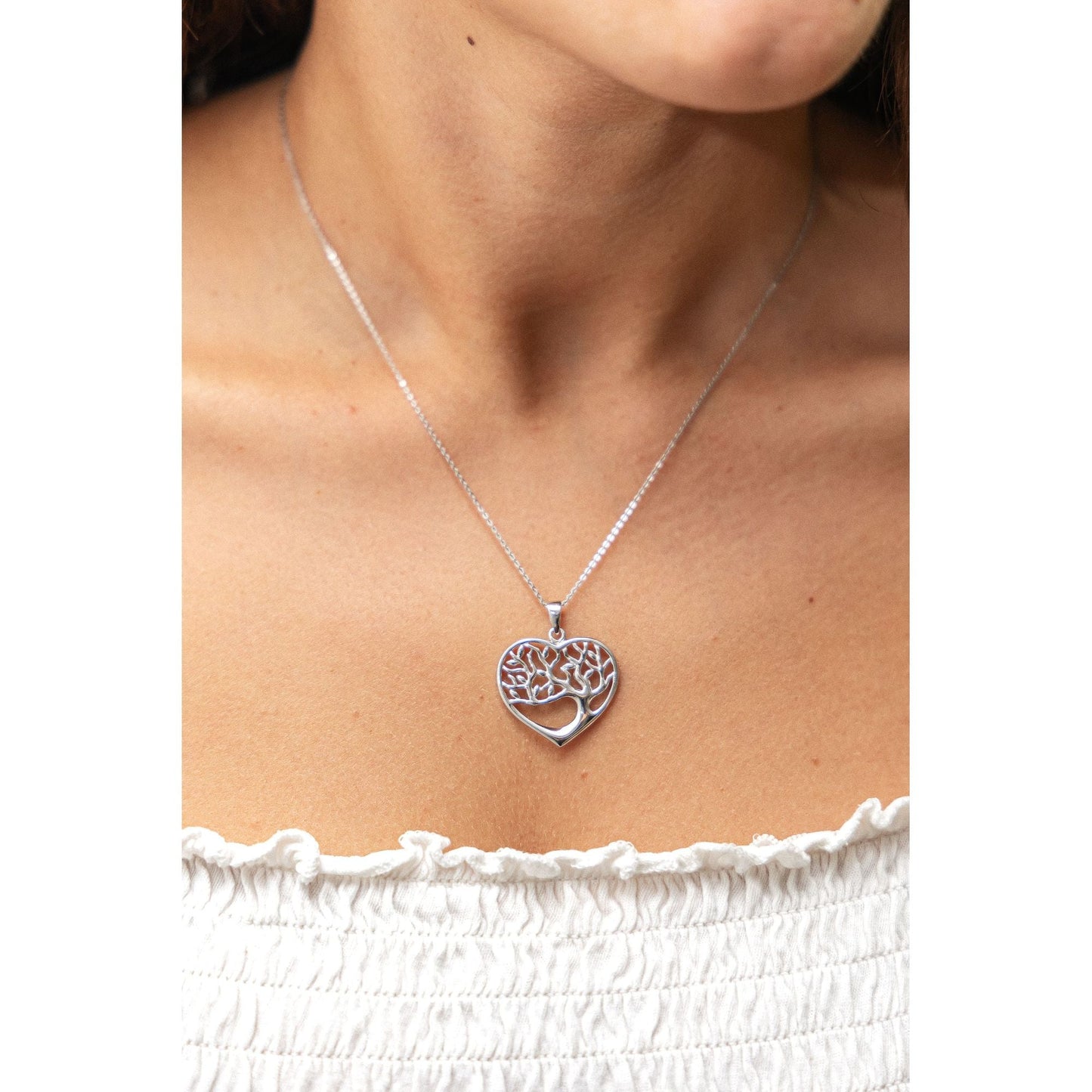 Halskette Ankerkette 925/- Sterling Silber rhodiniert 45,0cm ohne