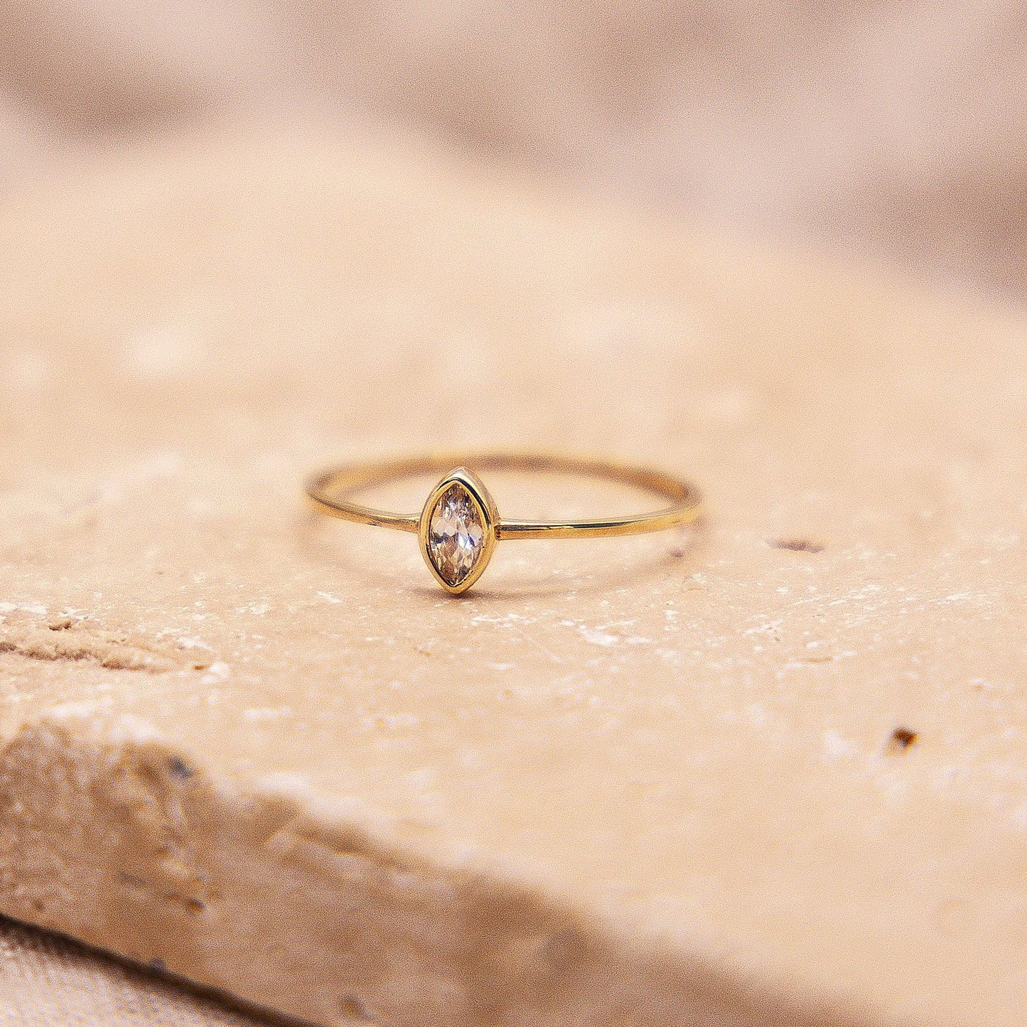Ring 375/- Gold Zirkonia