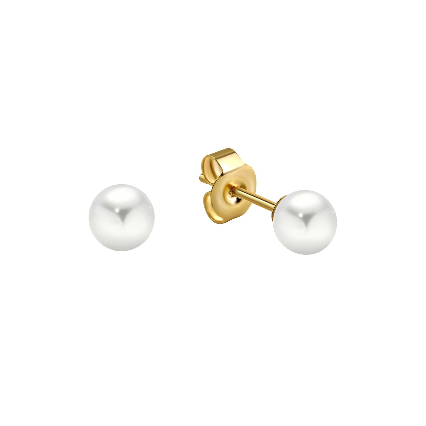 Ohrstecker 375/- Gold 0,5cm Süßwasserzuchtperle