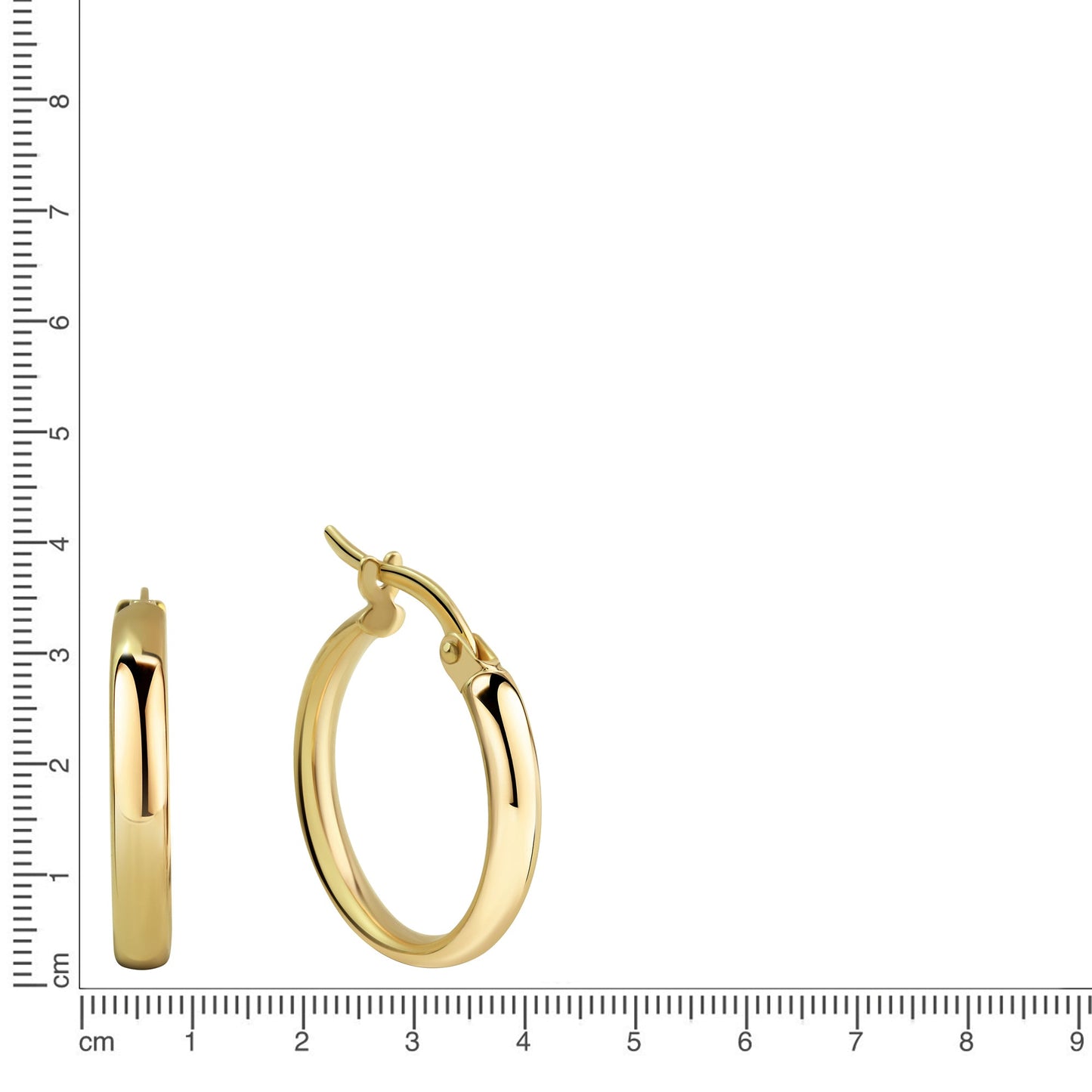 Ohrringe 333/- Gold 1,8cm ohne