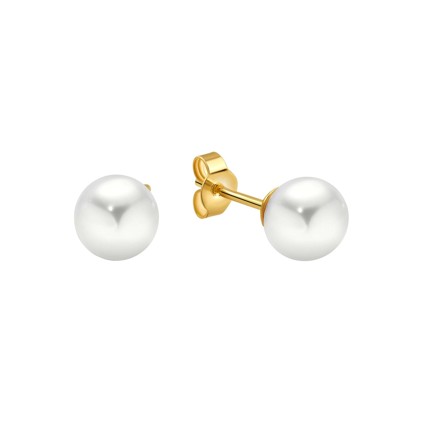 Ohrringe 333/- Gold 0,7cm Süßwasserzuchtperle