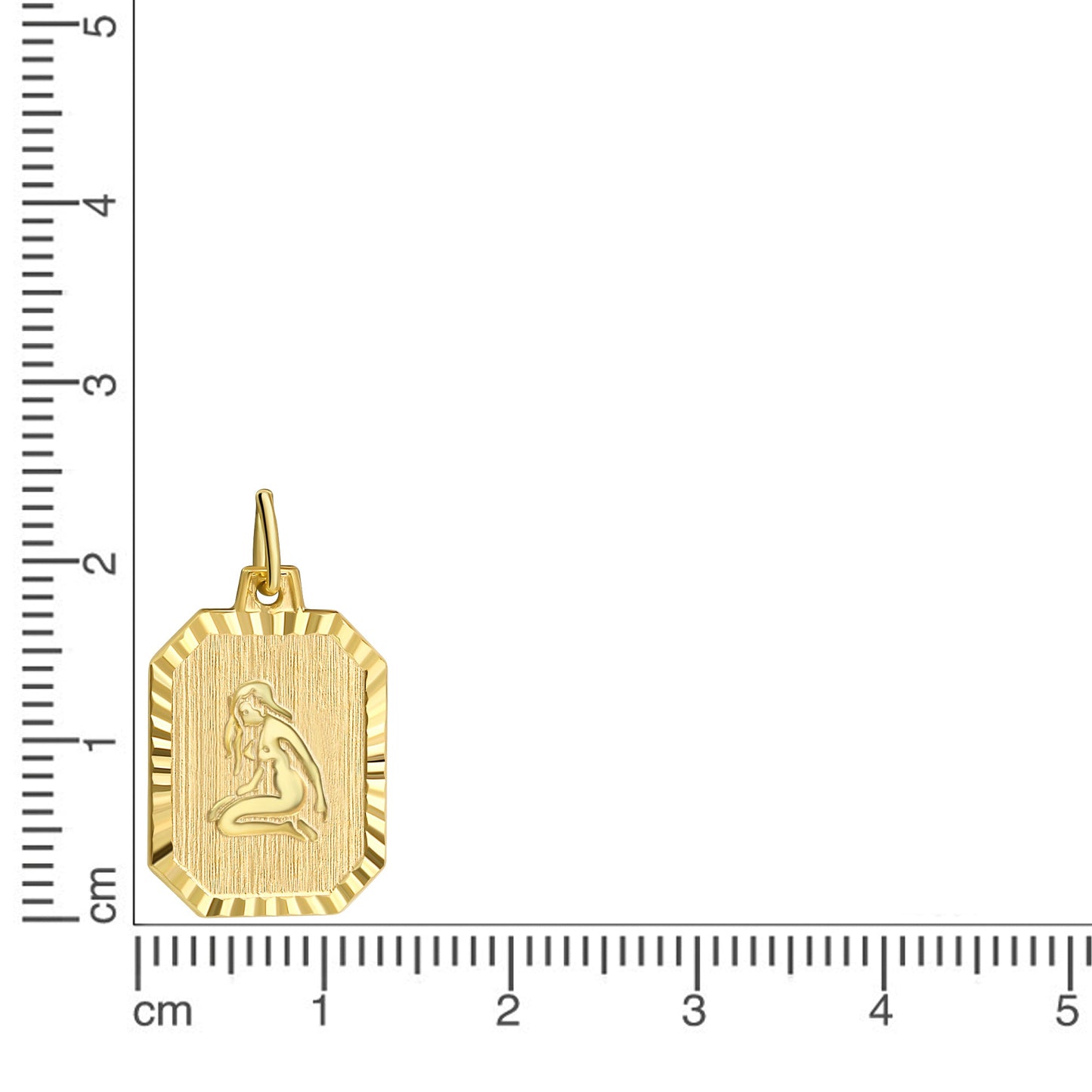 Anhänger Sternzeichen Jungfrau 333/- Gold 2,2cm