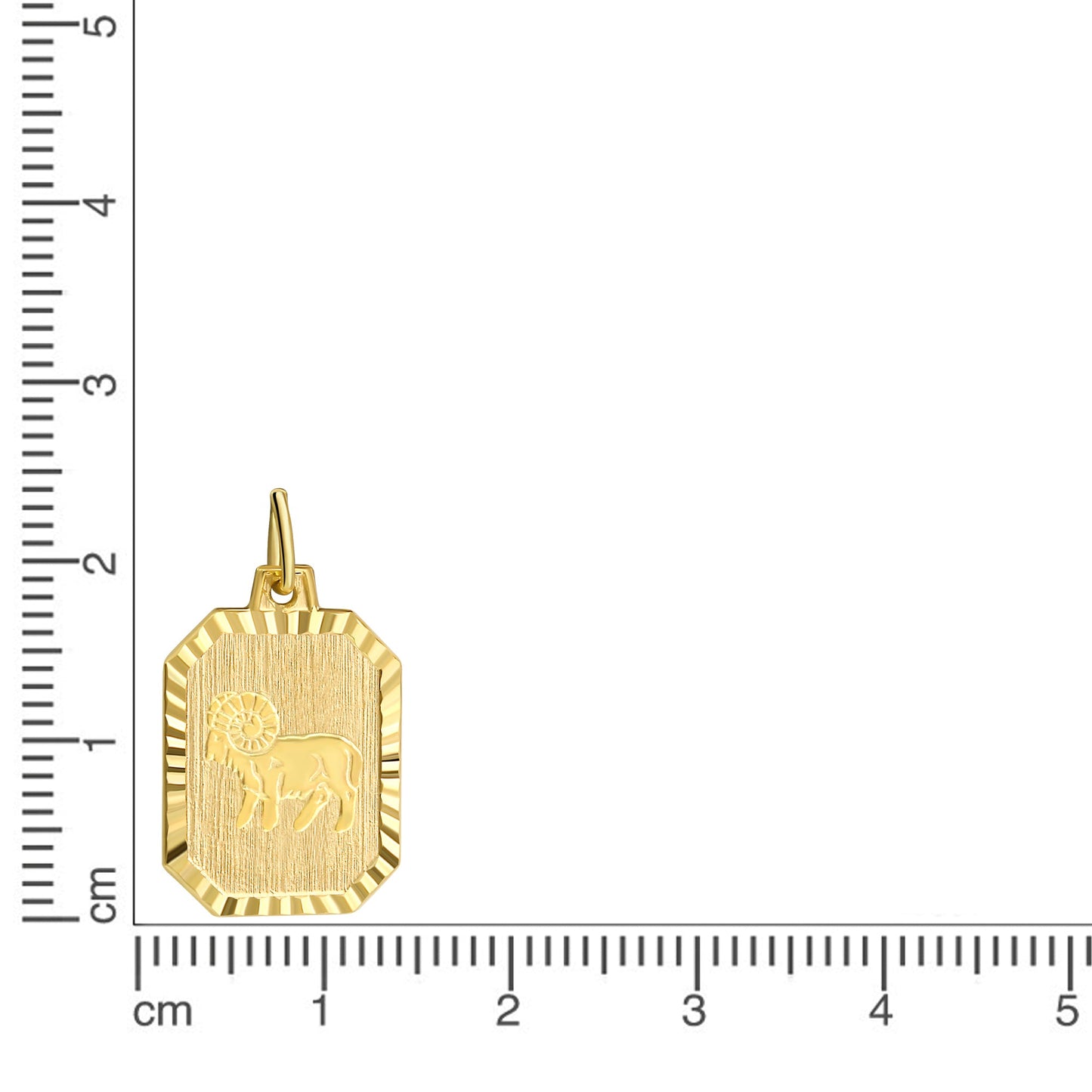 Anhänger Sternzeichen Widder 333/- Gold 2,2cm