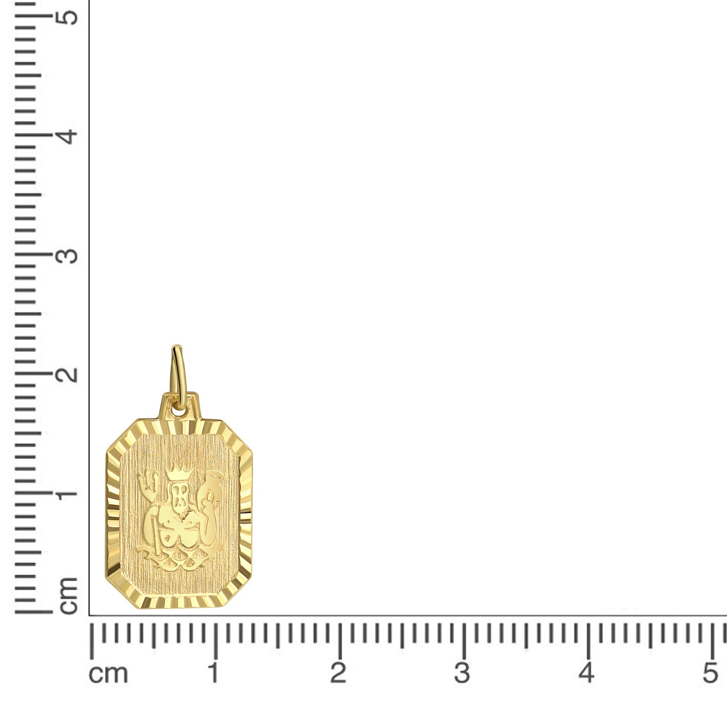 Anhänger Sternzeichen Wassermann 333/- Gold 2,2cm