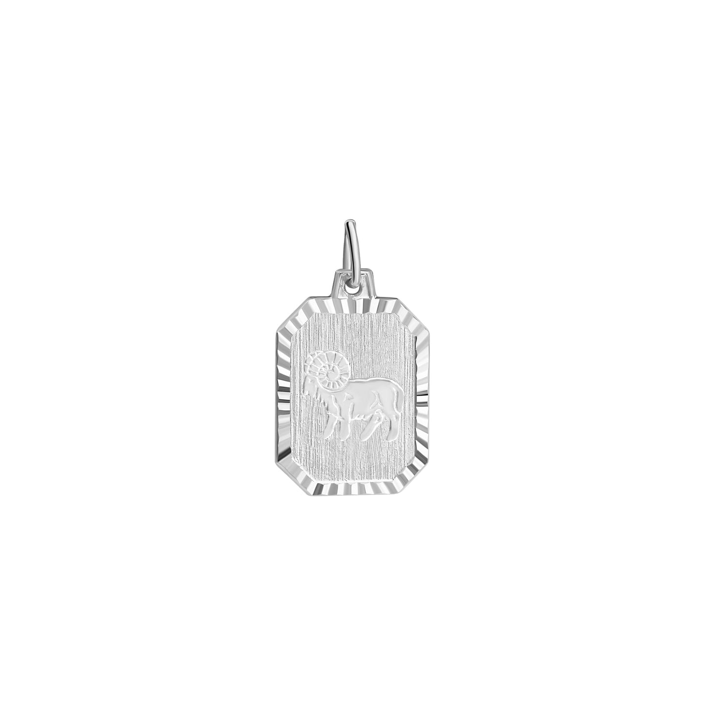 Anhänger Sternzeichen Widder 925/- Sterling Silber rhodiniert 2,2cm