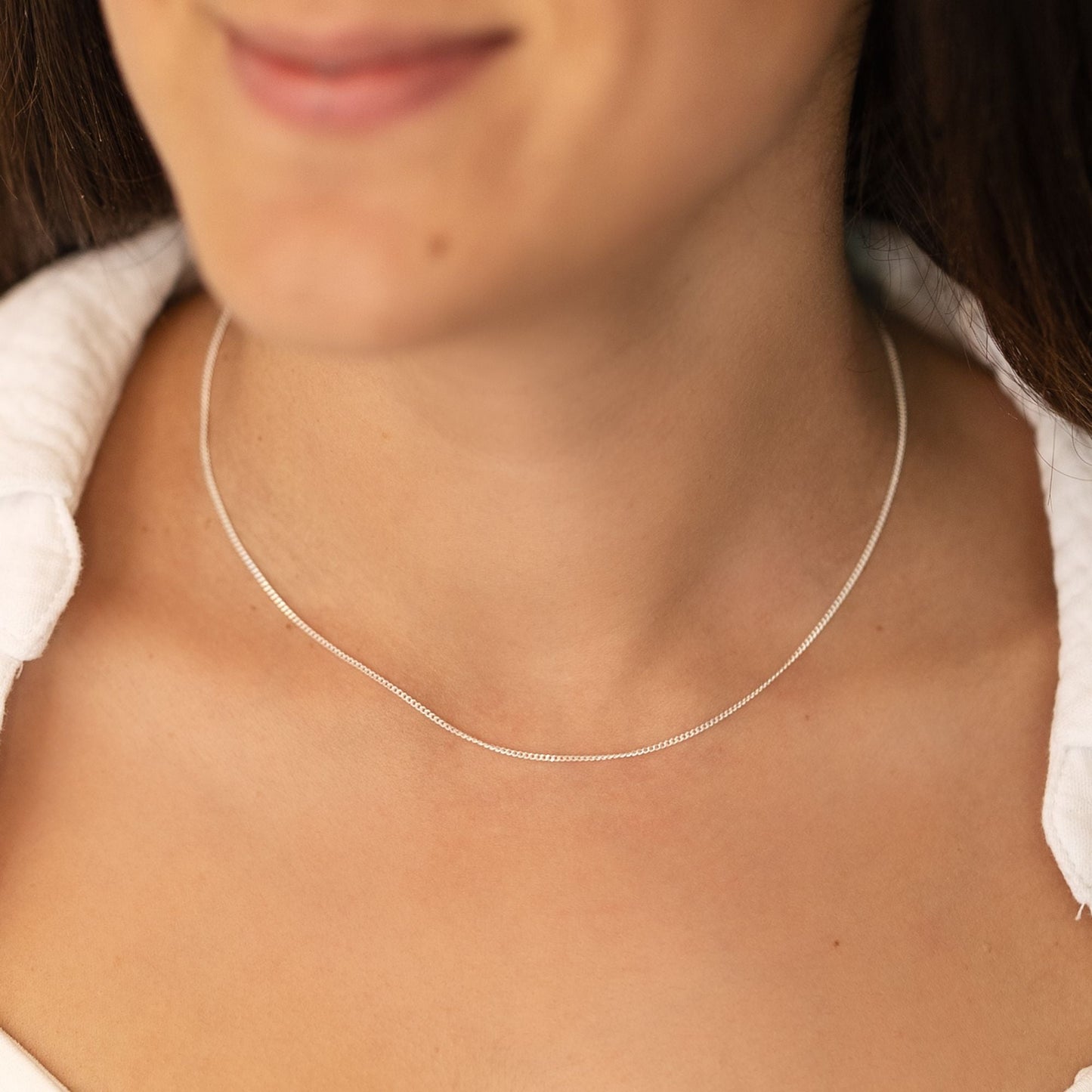 Collier Panzerkette 925/- Sterling Silber 38,0cm