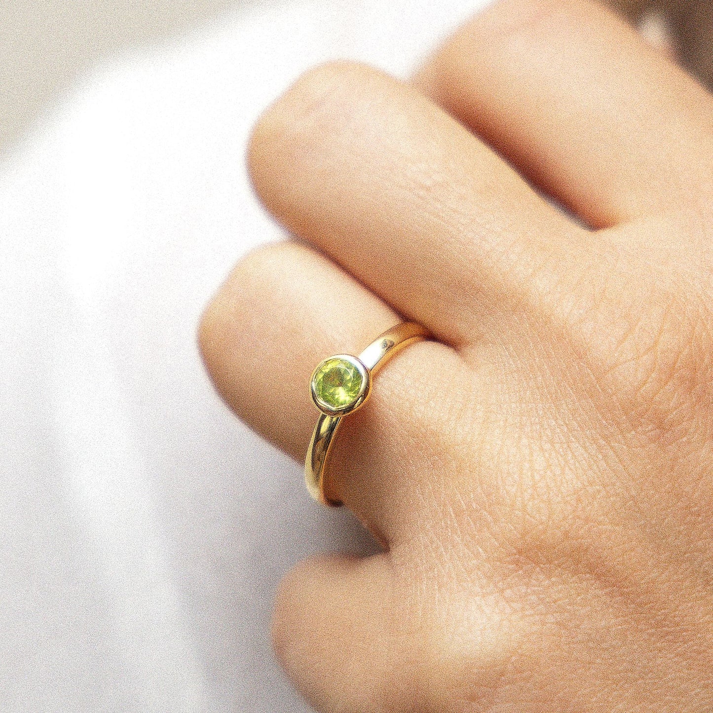 Ring-Set 925/- Sterling Silber vergoldet Blautopas beh. 1,50 ct.