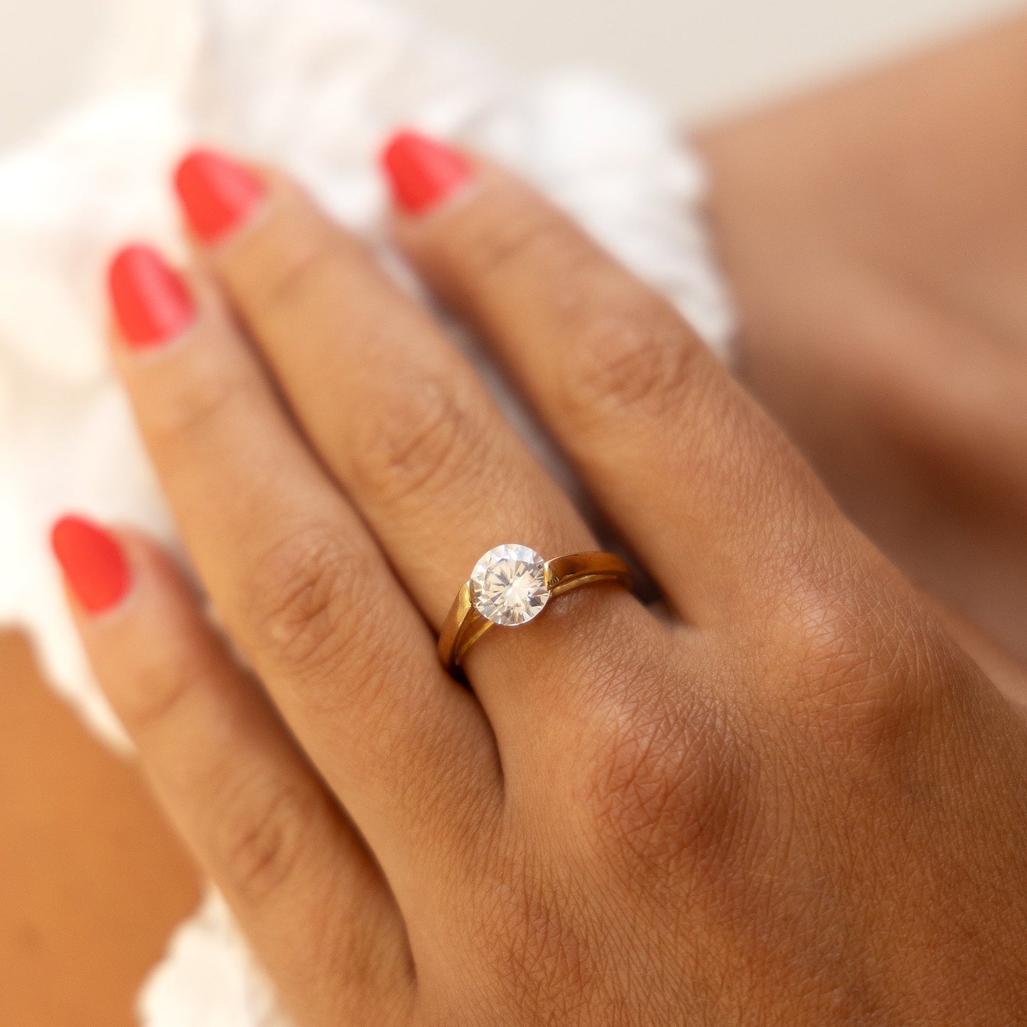 Ring 333/- Gold Zirkonia