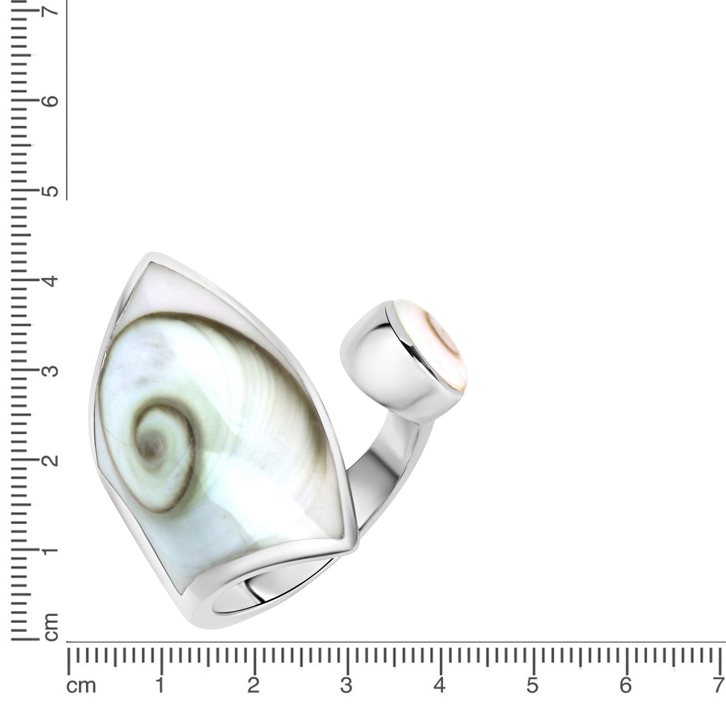 Ring 925/- Sterling Silber Muschel