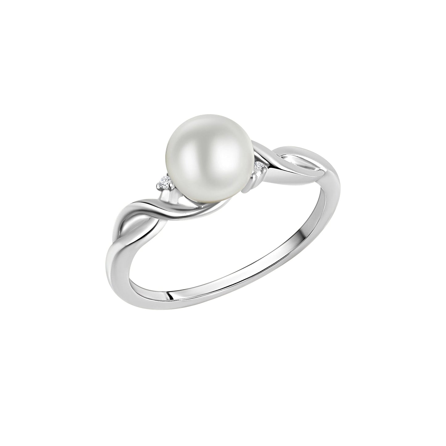 Ring 925/- Sterling Silber Perle