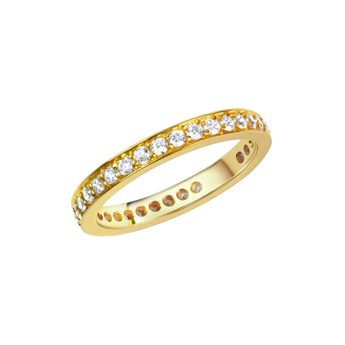Ring 925/- Sterling Silber Rhodiniert Zirkonia