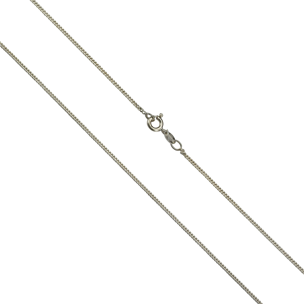 Kette Panzerkette 925/- Sterling Silber rhodiniert 50cm