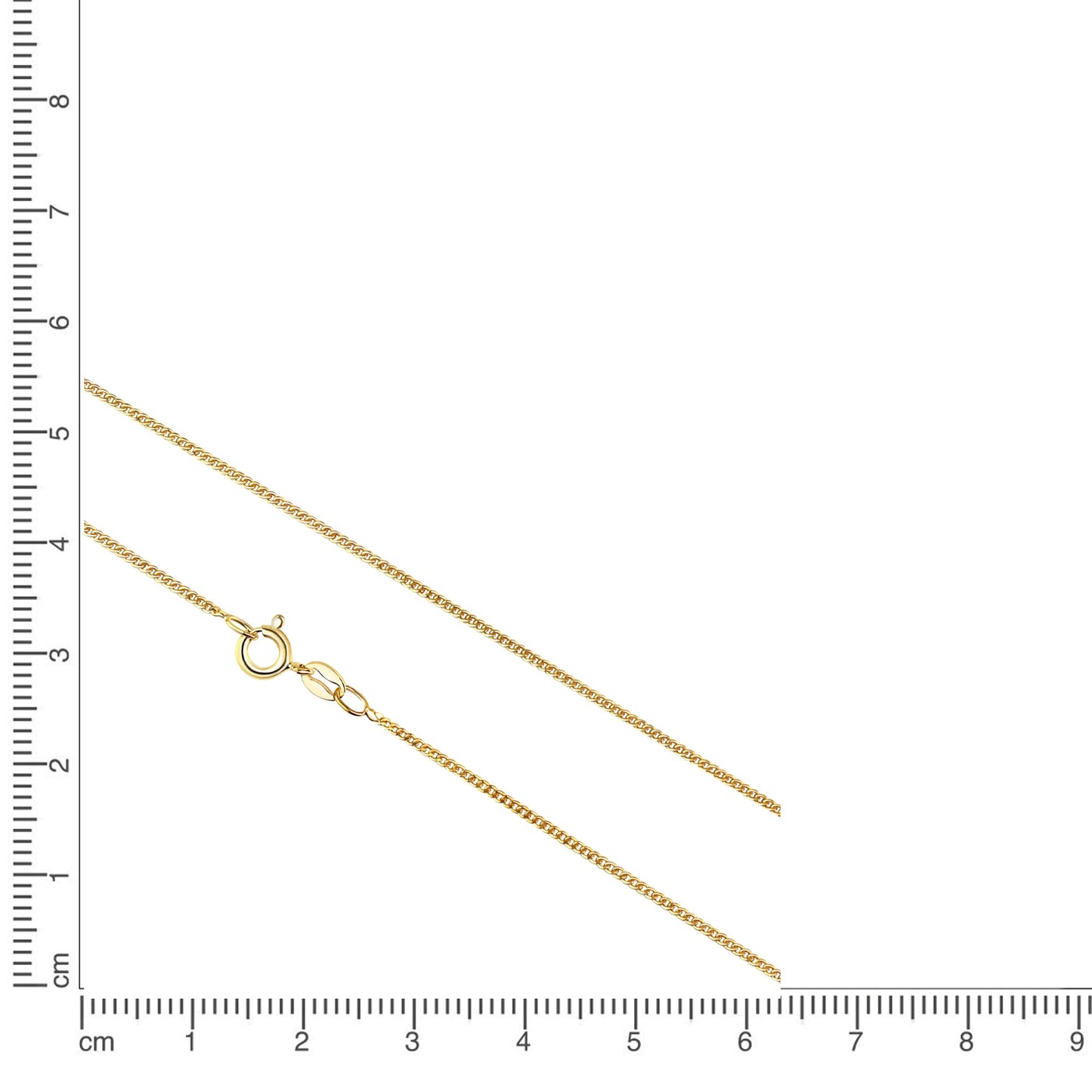 Kette Panzerkette 925/- Sterling Silber vergoldet 42cm
