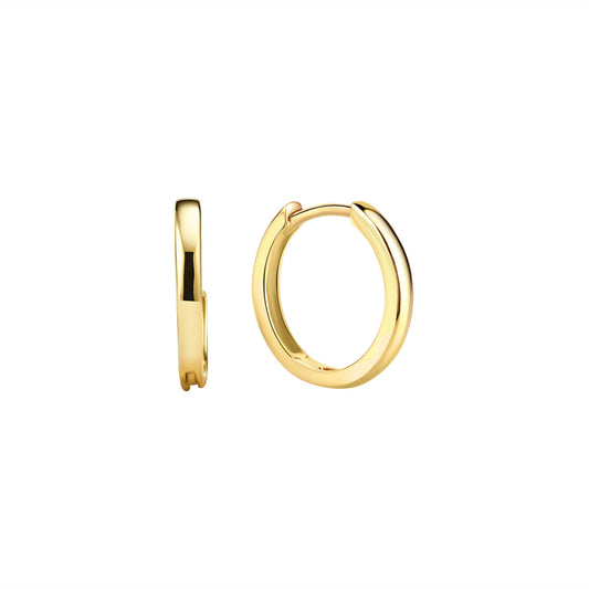 Klappcreolen aus 333/- Gelbgold glanz Breite 2mm