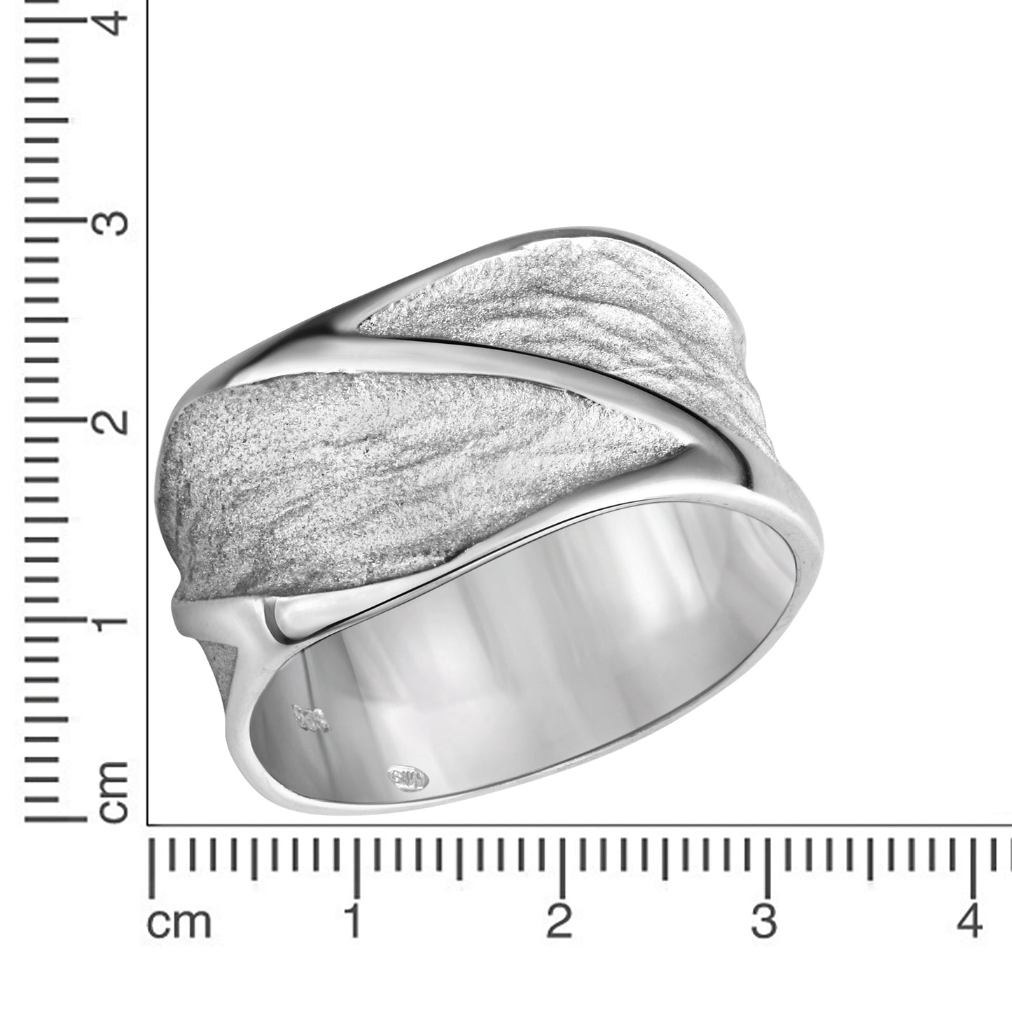 Ring 925/- Sterling Silber Rhodiniert
