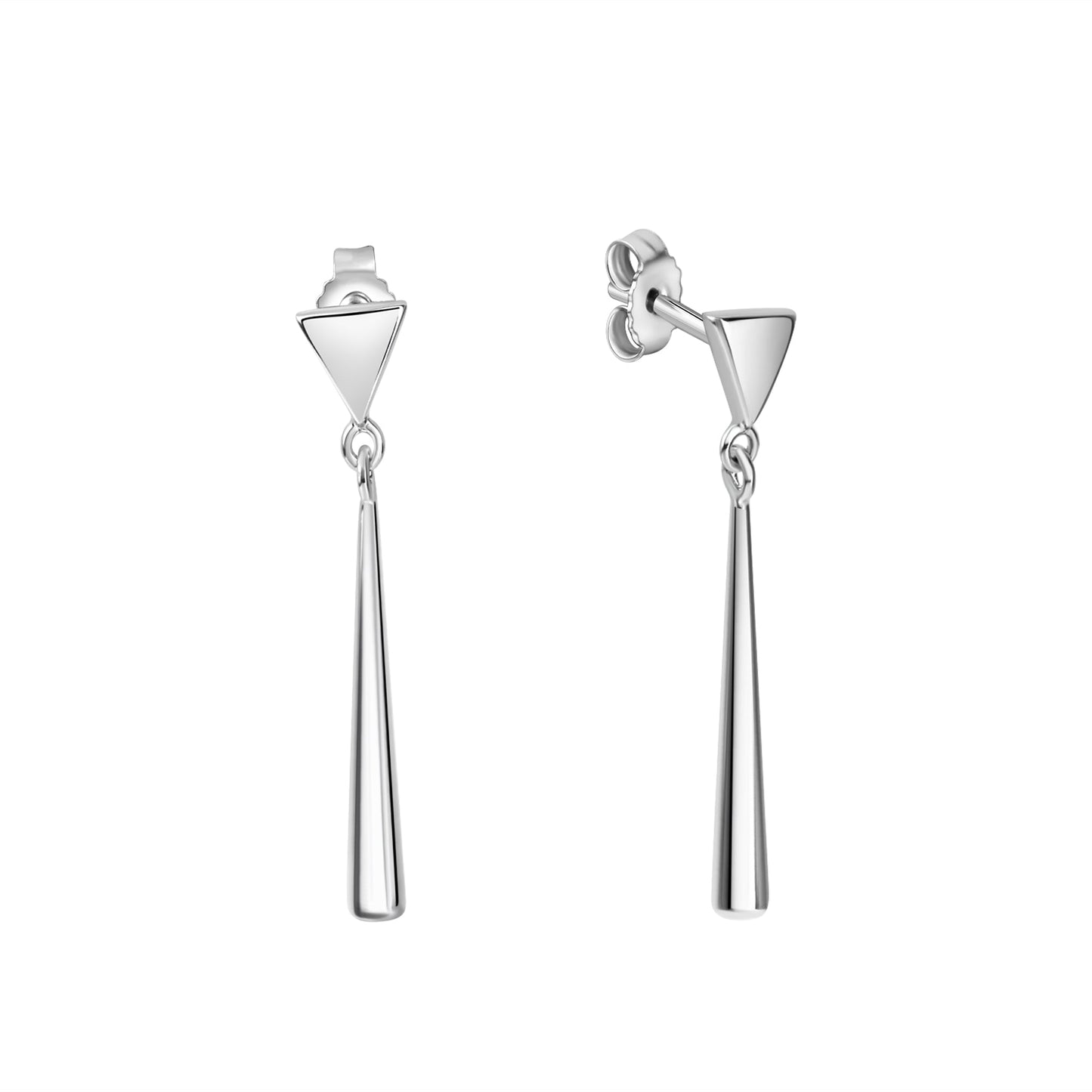 Ohrhänger 925/- Sterling Silber rhodiniert 2,6cm