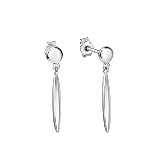 Ohrhänger aus 925/- Sterling Silber rhodiniert glanz