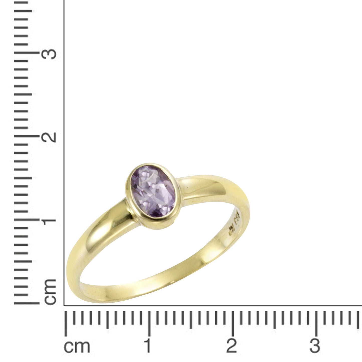 Ring 585/- Gold Amethyst