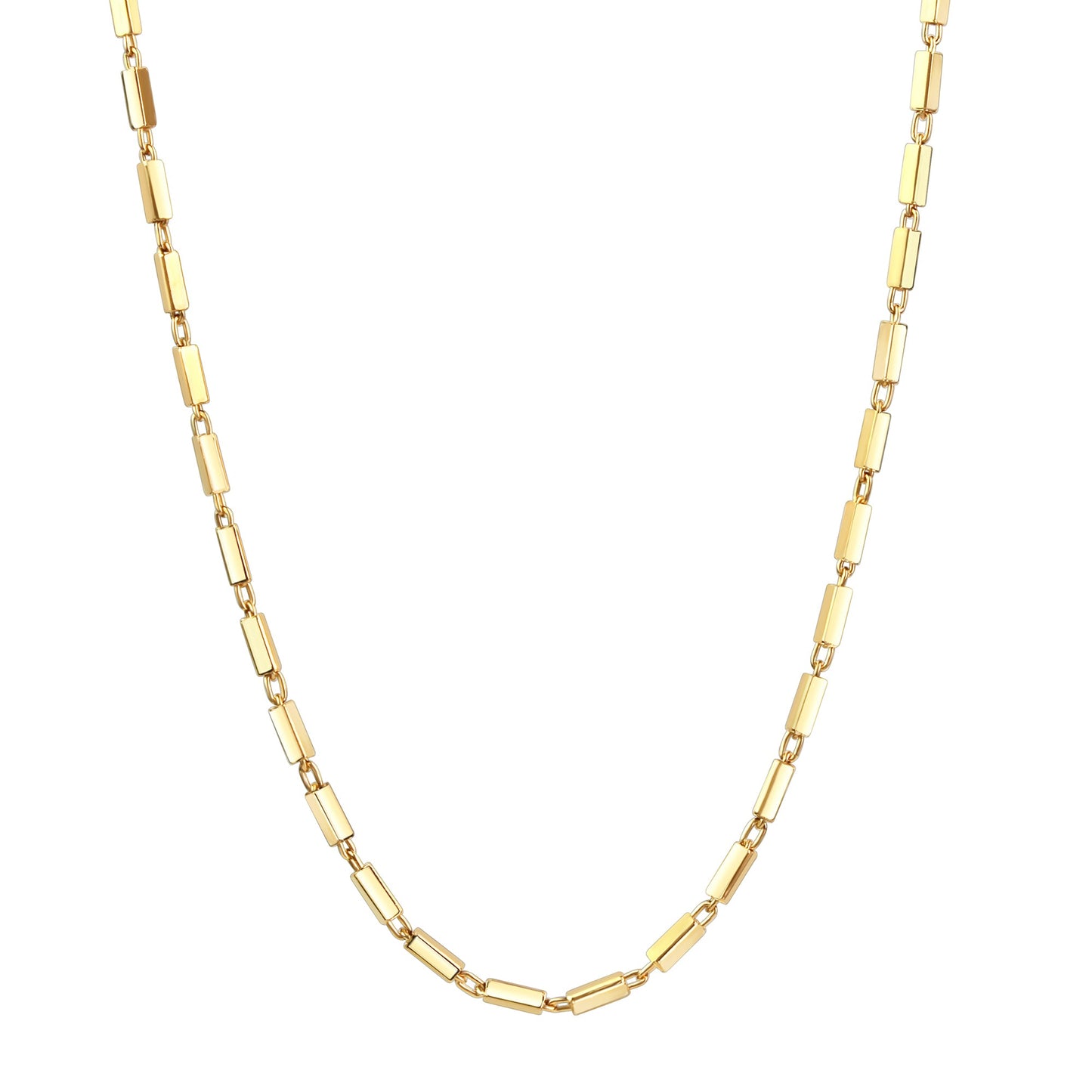 Kette Fantasiekette 925/- Sterling Silber vergoldet 47,0cm