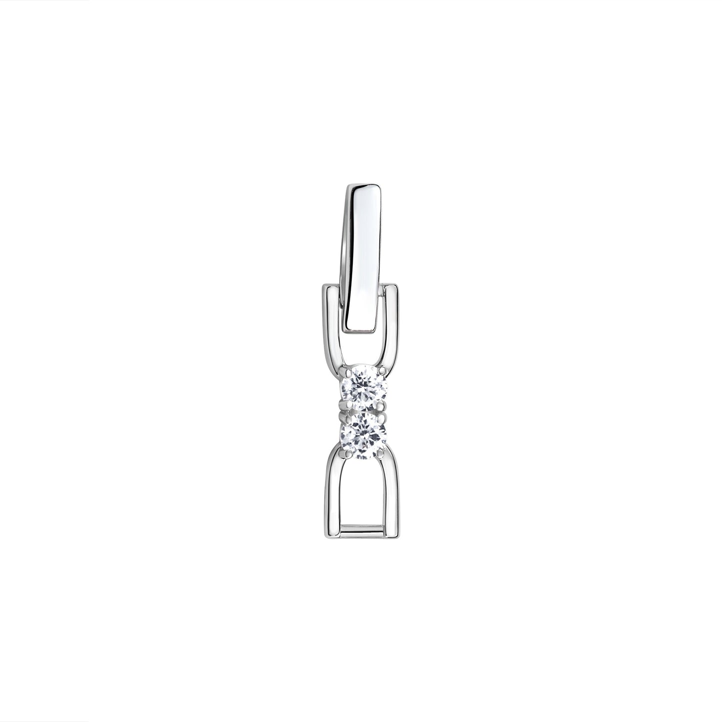 Schließe Schließe 925/- Sterling Silber Rhodiniert 2,3cm