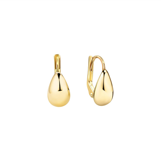 Ohrhänger aus 375/- Gelbgold Oberfläche glanz