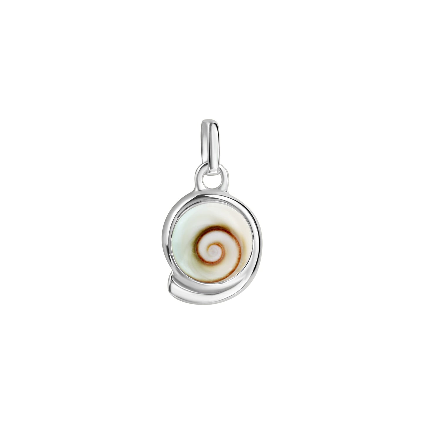 Anhänger 925/- Sterling Silber rhodiniert 2,1cm Meeresauge