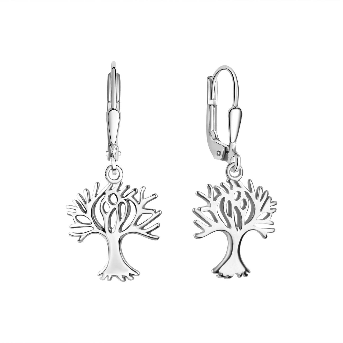 Ohrhänger 925/- Sterling Silber Rhodiniert 3,0cm