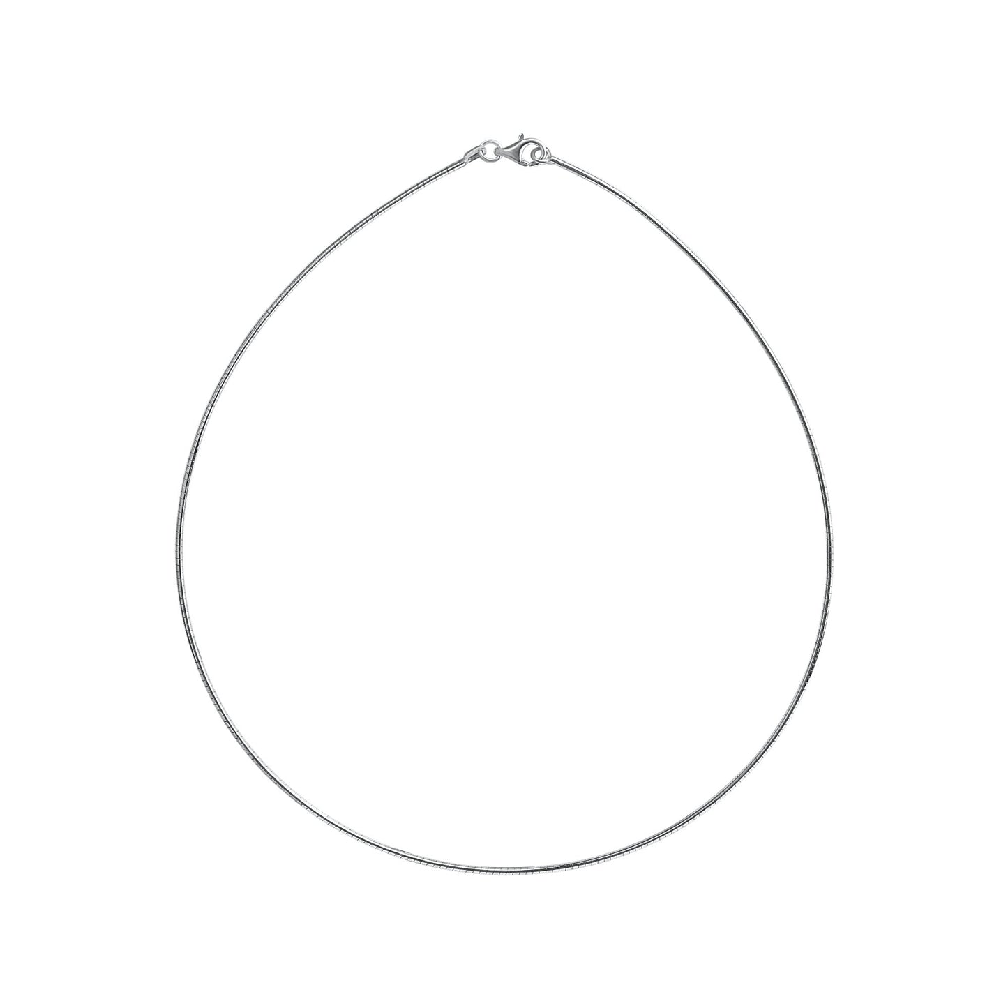 Kette Omegareifen/Kette 925/- Sterling Silber 40cm