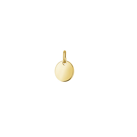 Anhänger aus 333/- Gelbgold glanz Durchmesser 10mm