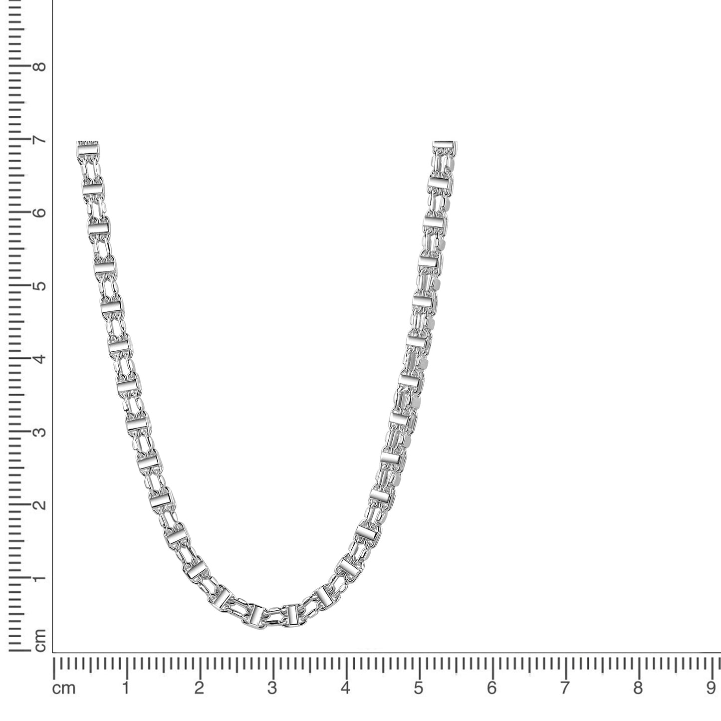 Kette Käfigkette 925/- Sterling Silber 60cm