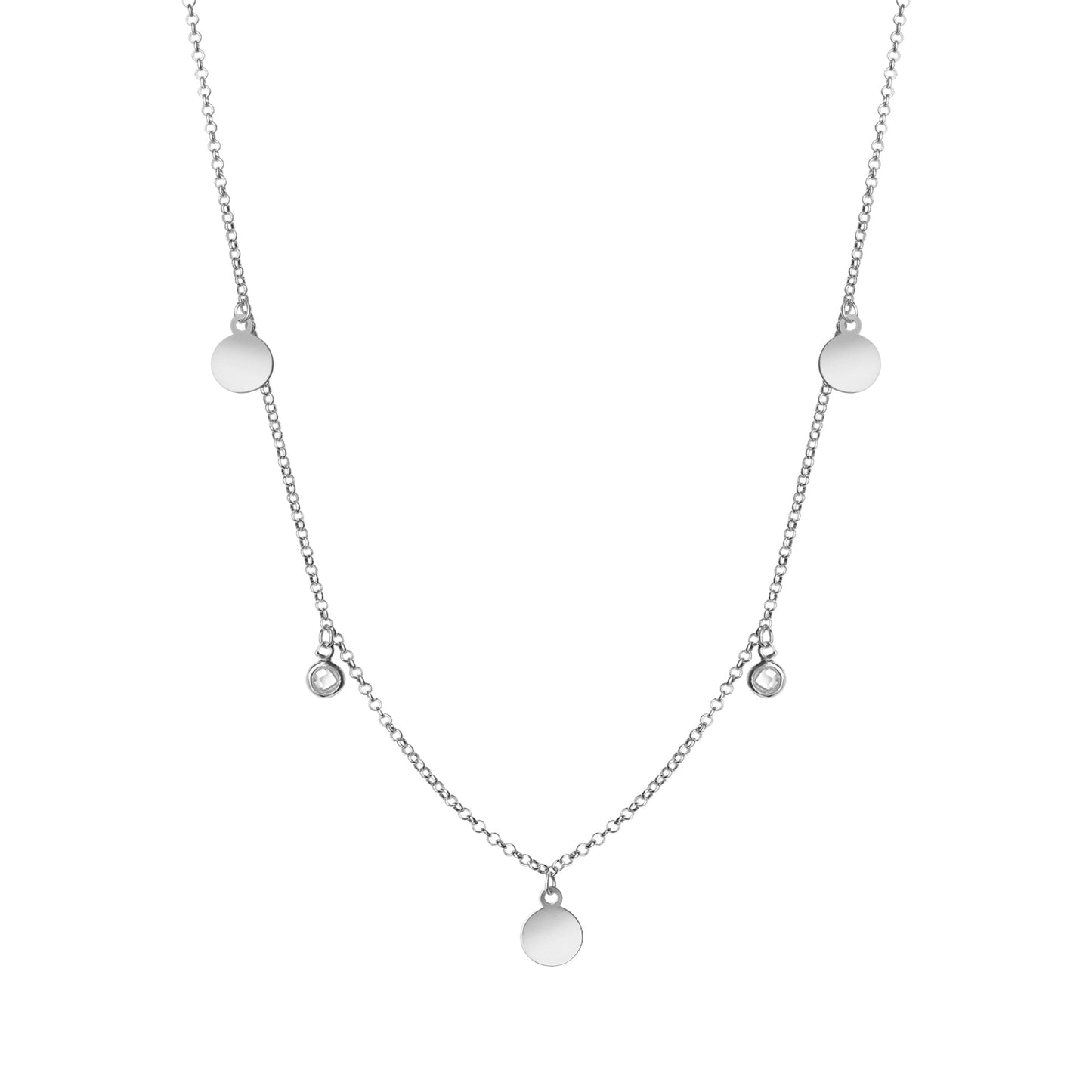 Kette Ankerkette 925/- Sterling Silber Rhodiniert 42,0cm