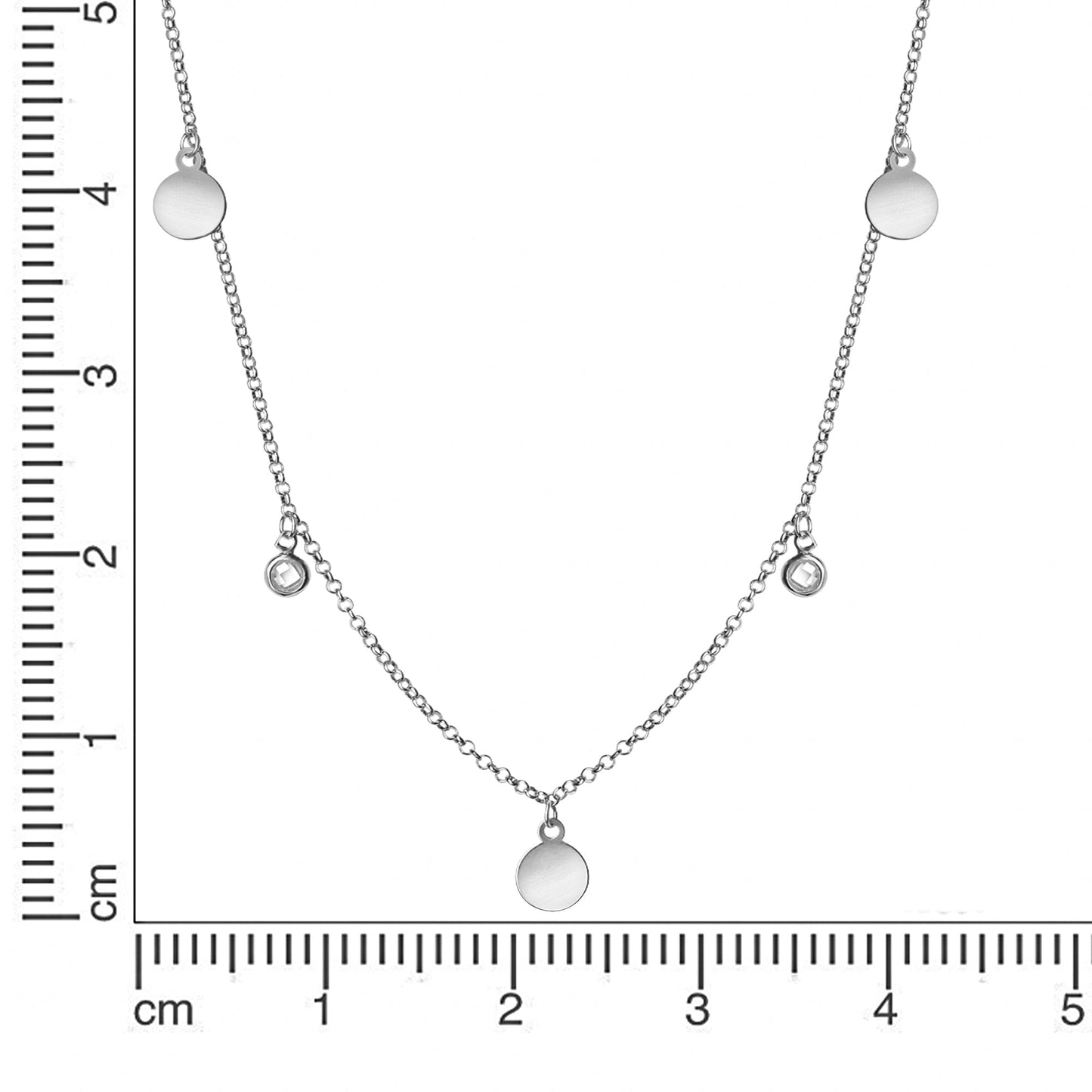 Kette Ankerkette 925/- Sterling Silber Rhodiniert 42,0cm