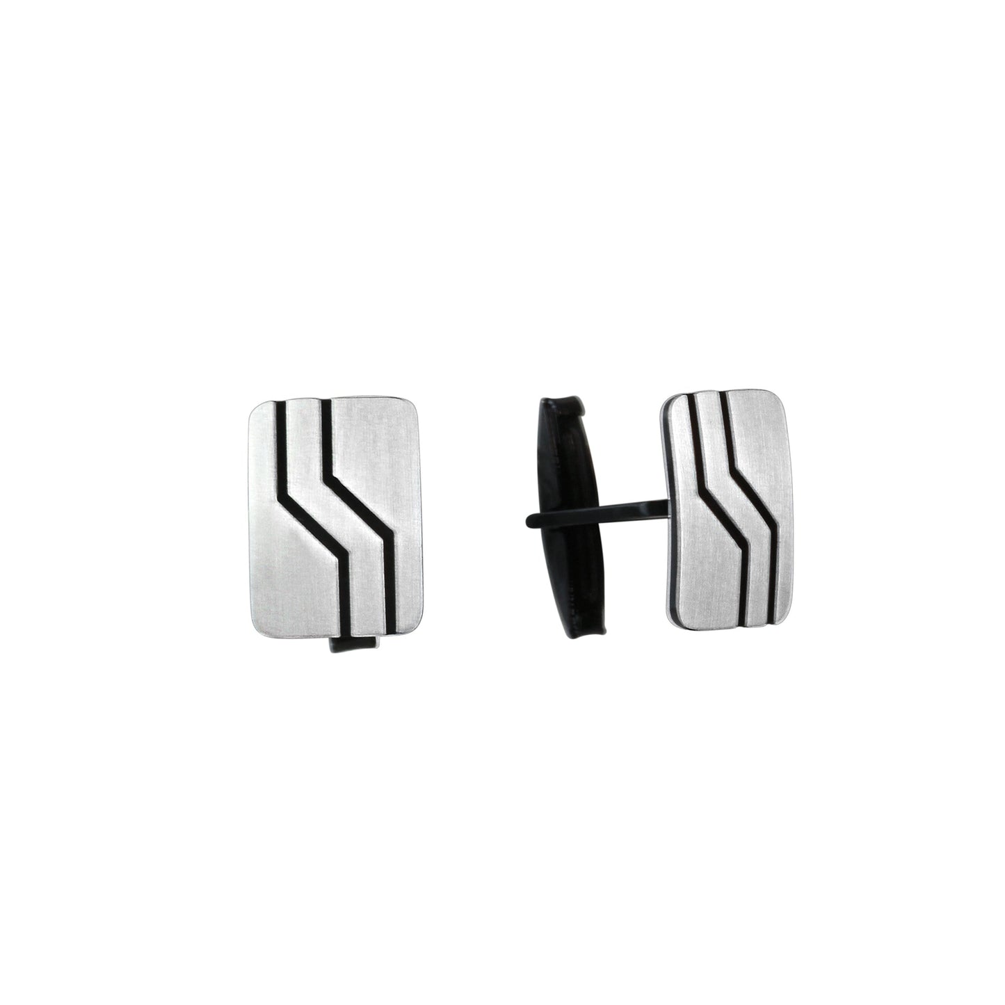Manschettenknöpfe 925/- Sterling Silber oxidiert 1,7cm