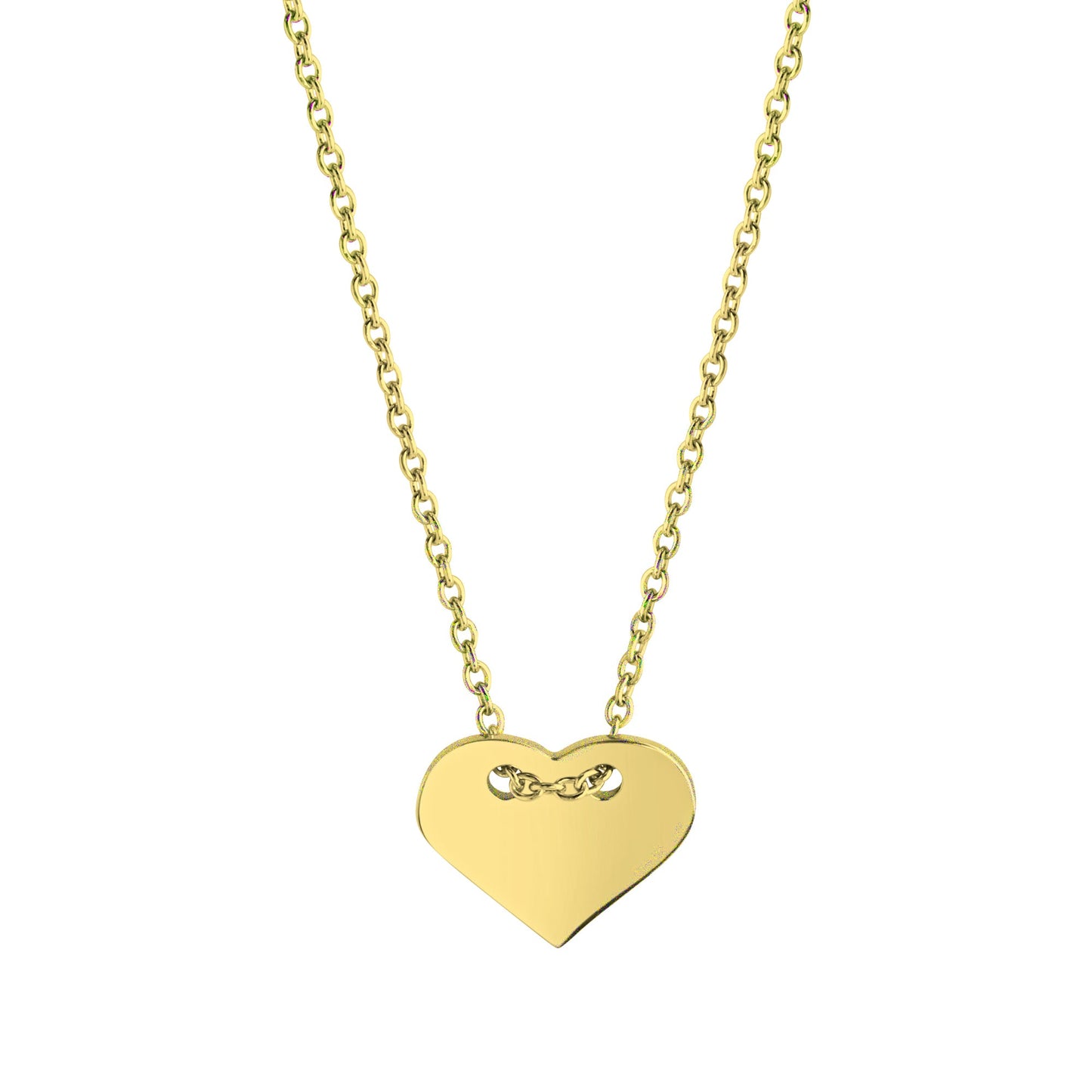 Collier Ankerkette Edelstahl beschichtet 47,0cm