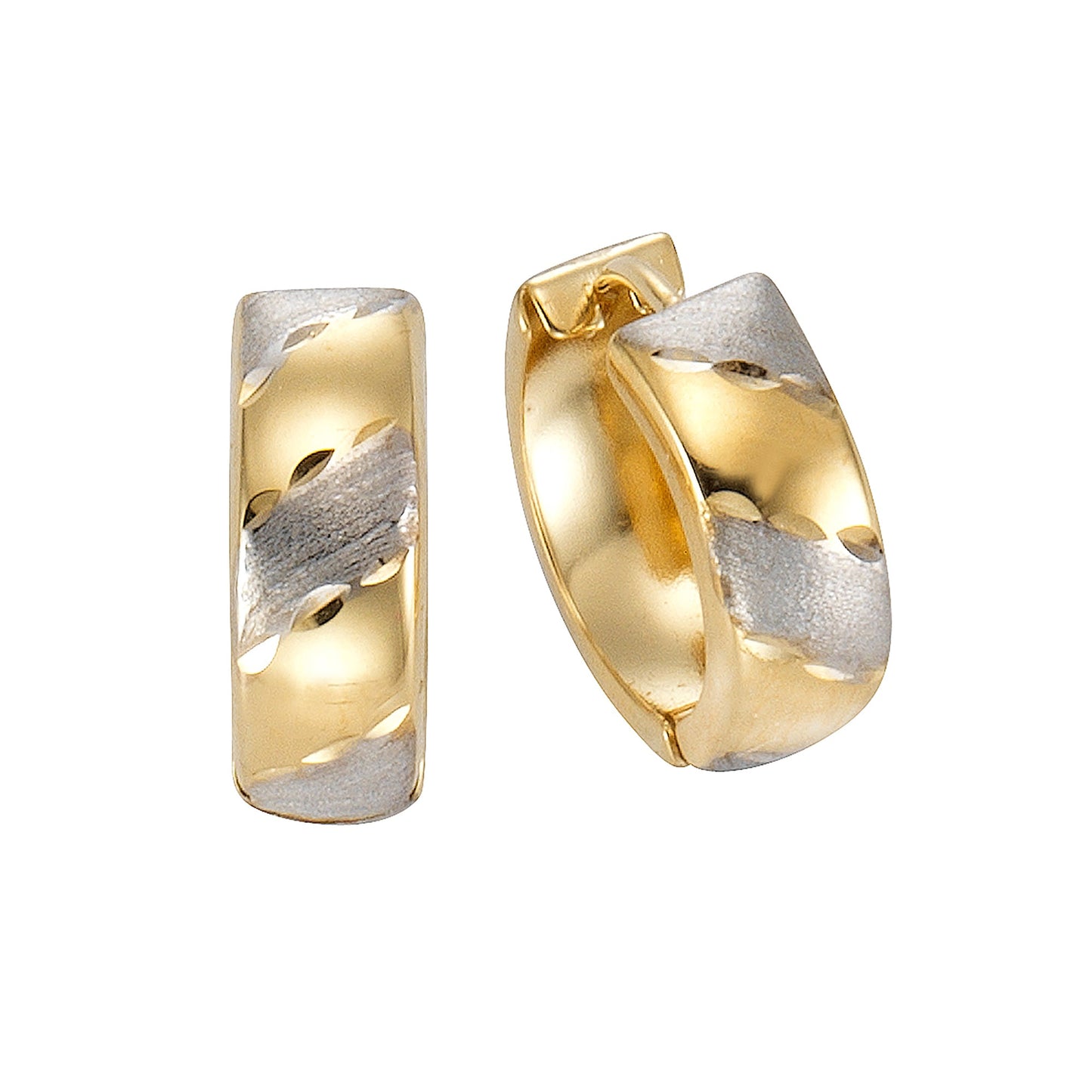 Klappcreolen 585/- Gold 1,5cm ohne