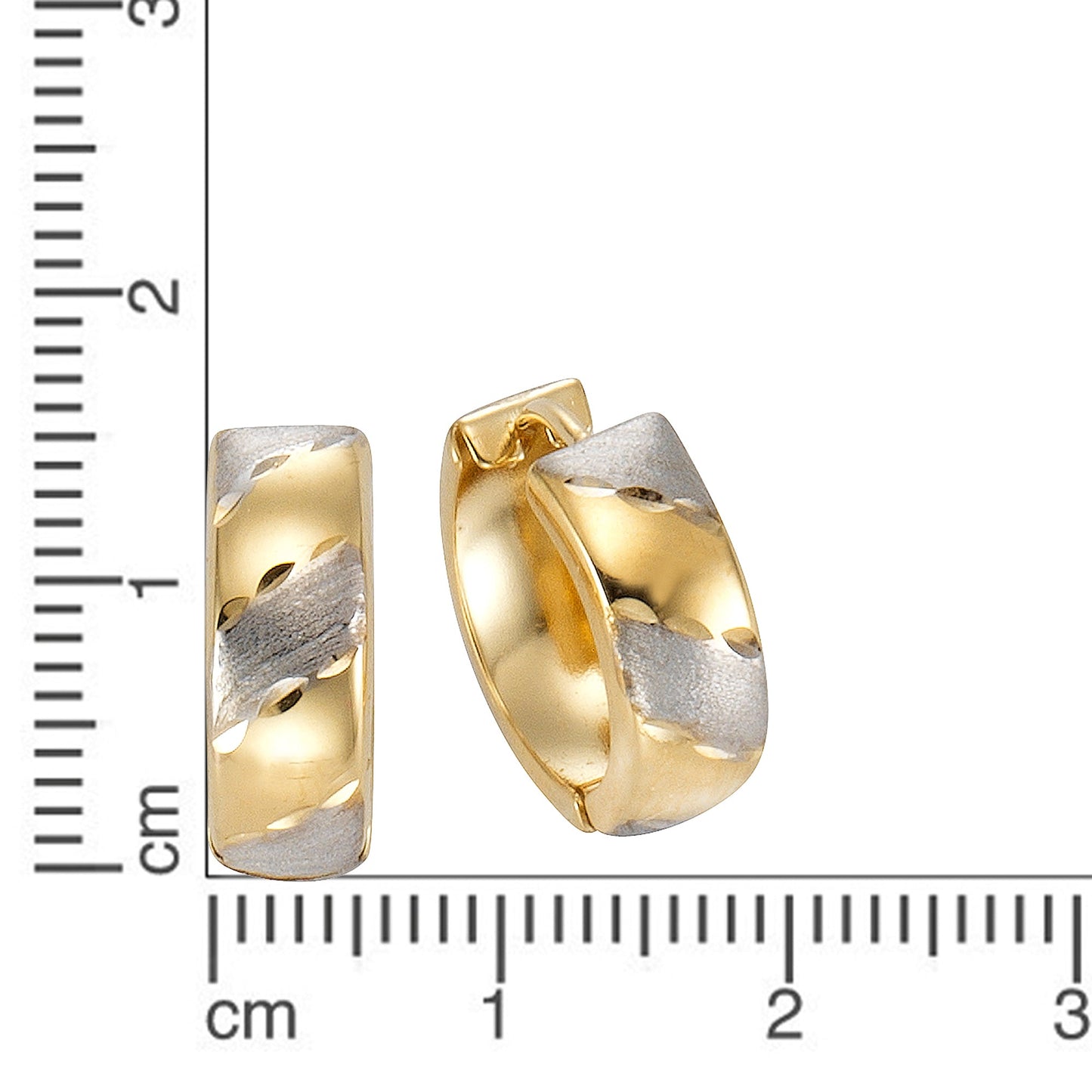 Klappcreolen 585/- Gold 1,5cm ohne