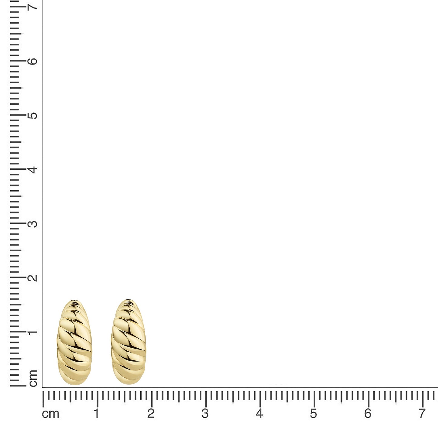 Klappcreolen 925/- Sterling Silber vergoldet 1,5cm ohne