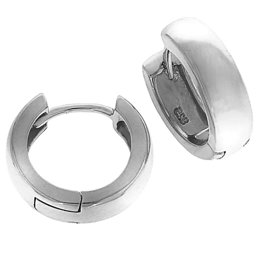 Schmuck Klappcreolen Ohrringe Damen 925 Silber rhodiniert 1,6cm, 1 Paar günstig kaufen