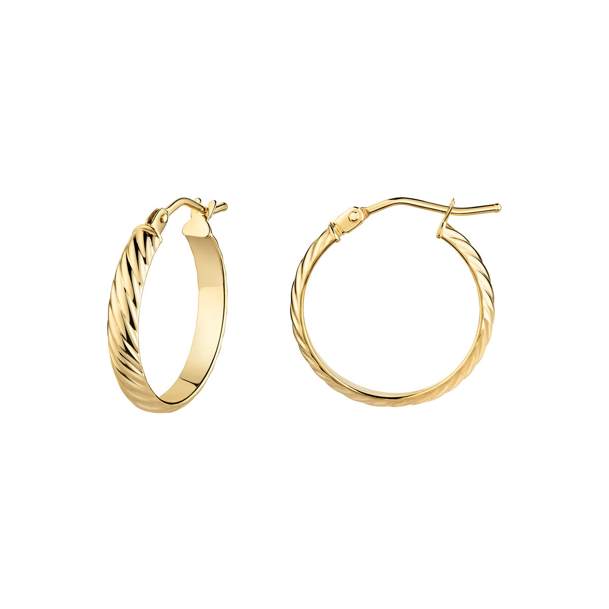 Creolen 375/- Gold 1,8cm ohne