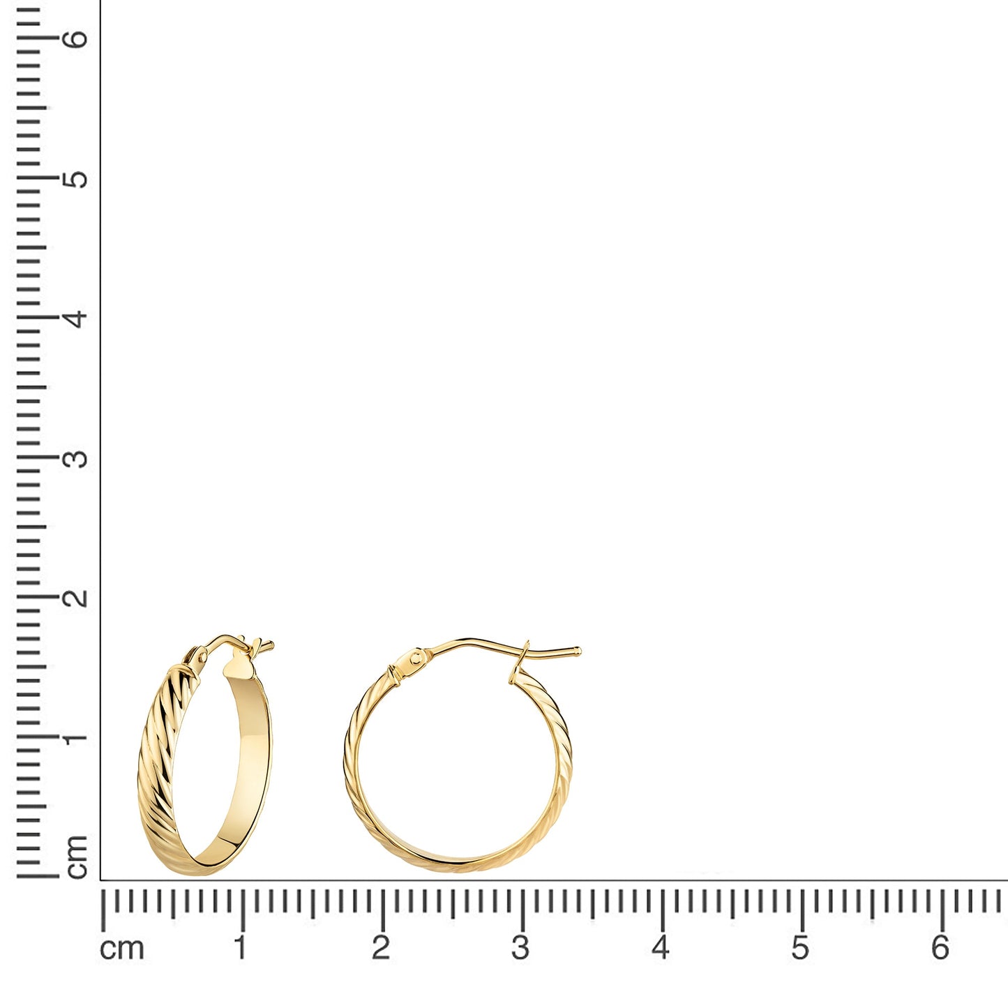 Creolen 375/- Gold 1,8cm ohne