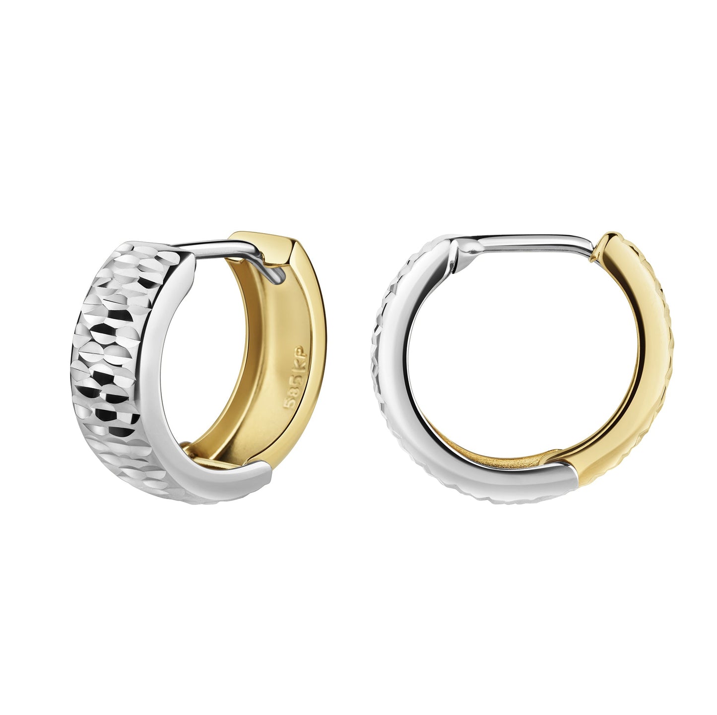 Creolen 585/- Gold 1,2cm ohne