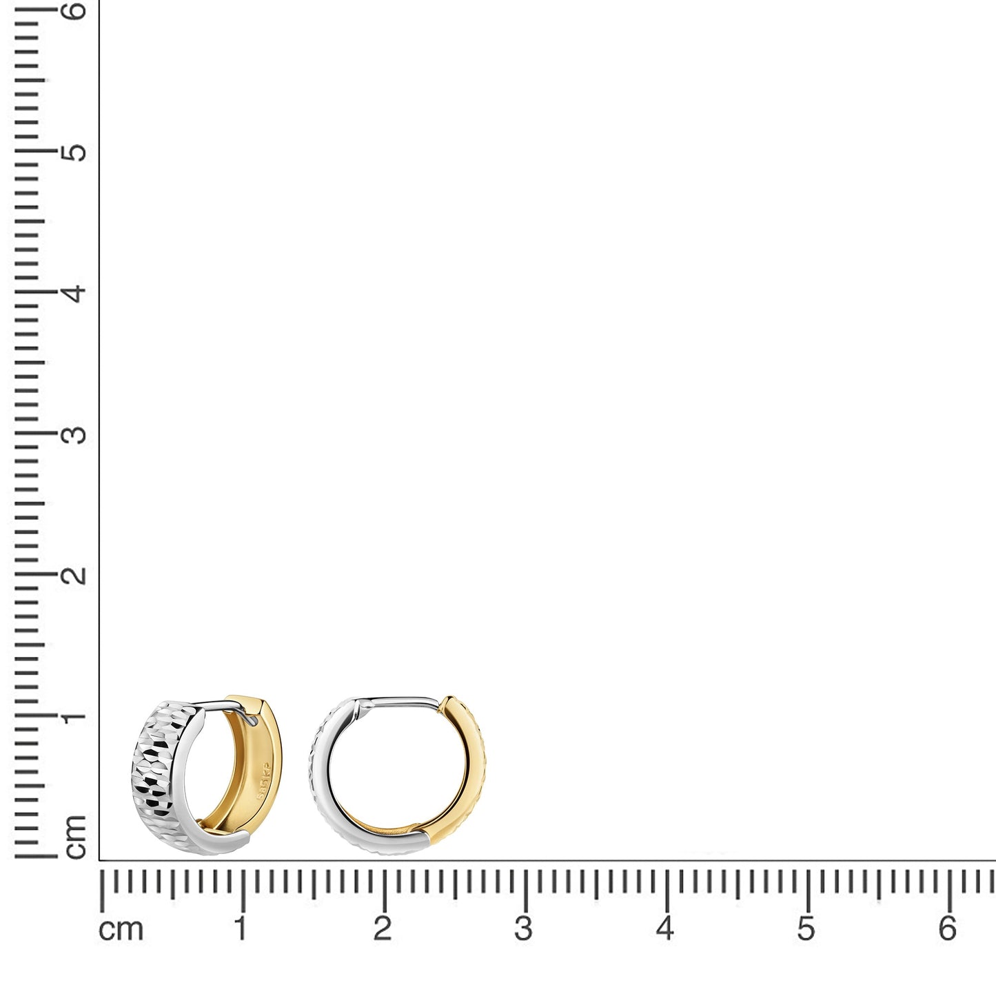 Creolen 585/- Gold 1,2cm ohne