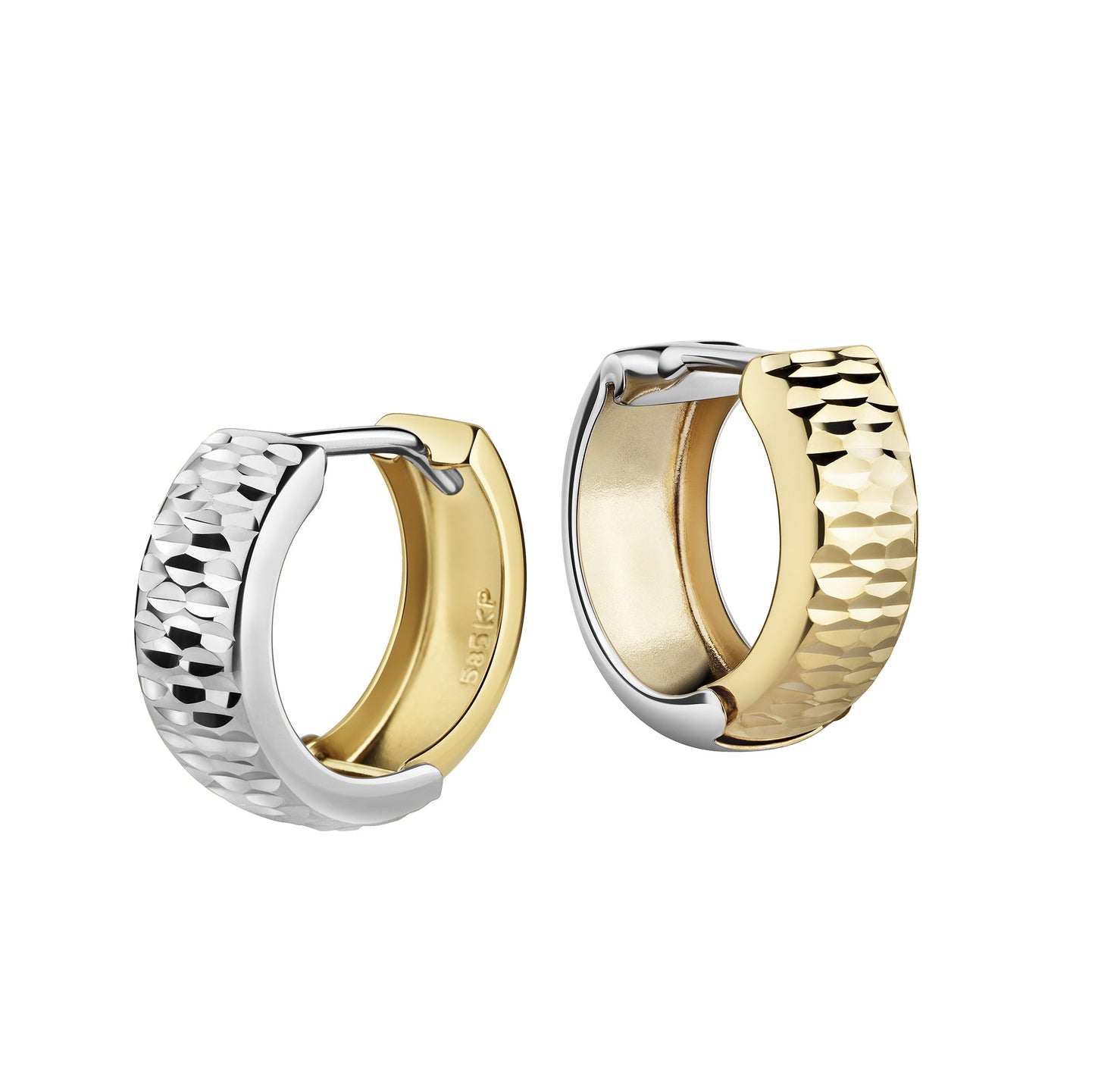 Creolen 585/- Gold 1,2cm ohne