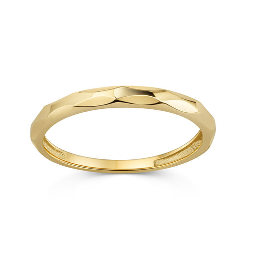 Damen-Ring aus 375/- Gelbgold glanz