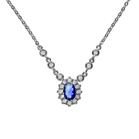 Schmuck Collier Damen Silber 925 rhodiniert 42+3cm günstig kaufen