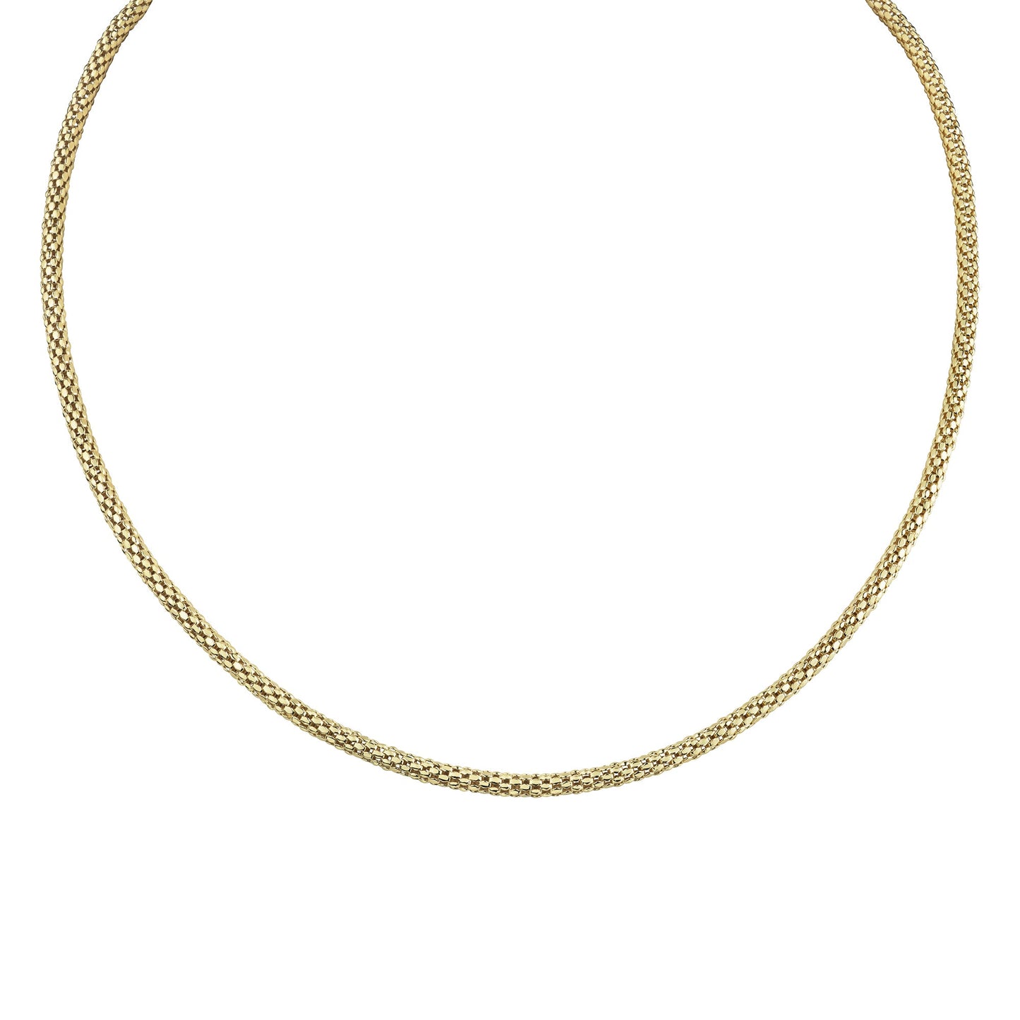Collier 925 Silber vergoldet Himbeerkette 925/- Sterling Silber vergoldet 42cm