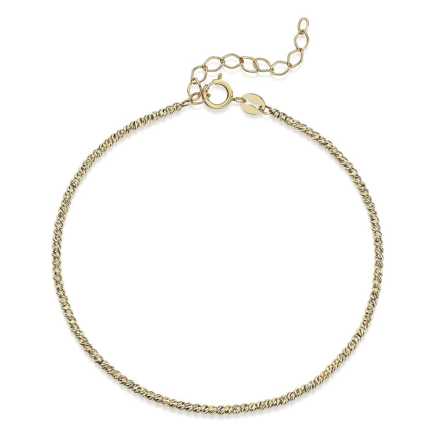 Armband 375 Gelbgold Fantasiekette 375/- Gold 16cm
