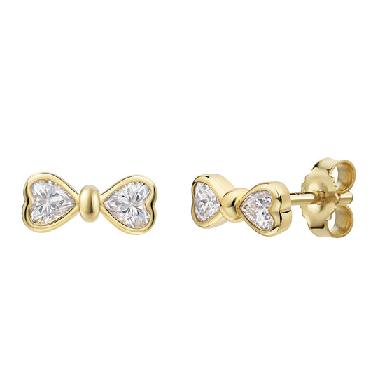 Celesta Gold - Ohrstecker 375 Gelbgold Zirkonia