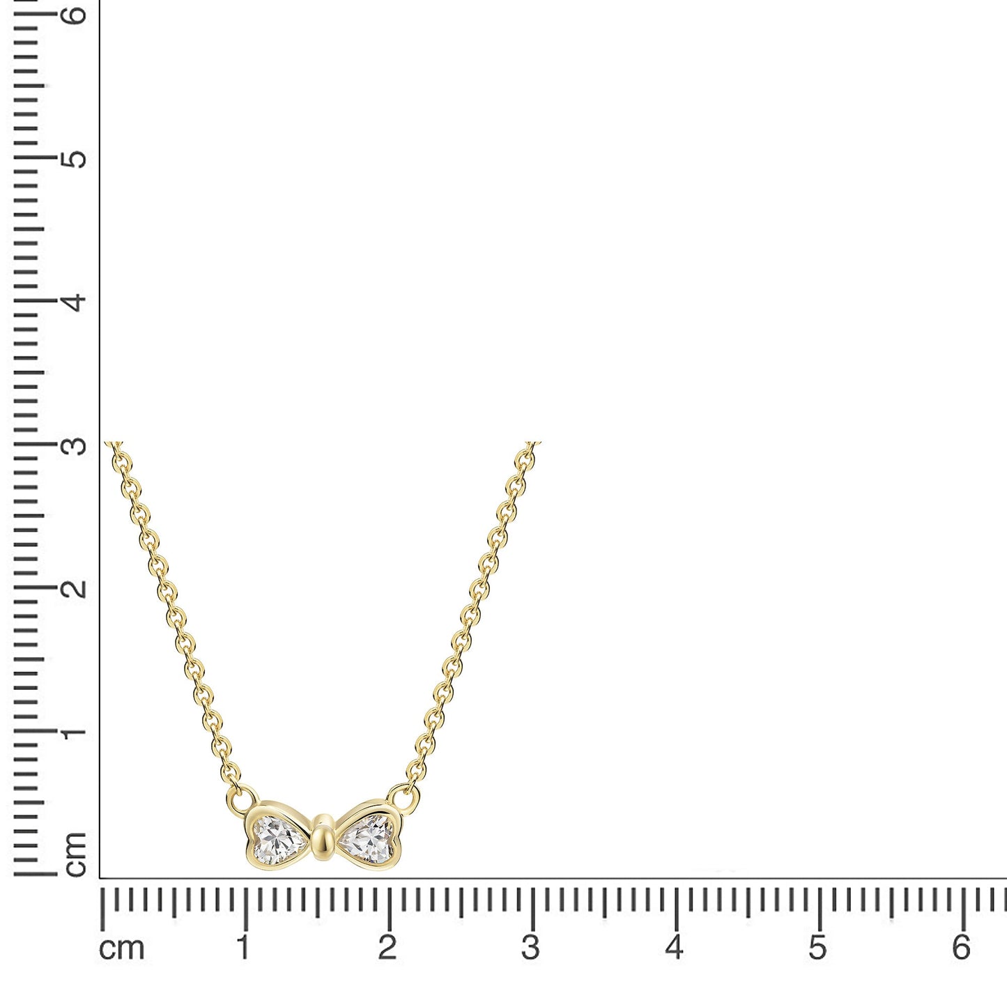 Collier 375 Gelbgold Zirkonia Ankerkette 375/- Gold vergoldet 42cm Zirkonia
