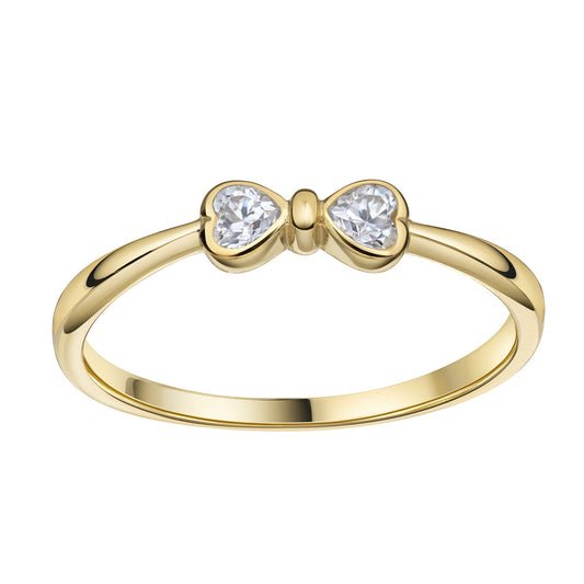 Celesta Gold - Damen Ring 375 Gelbgold glanz Zirkonia